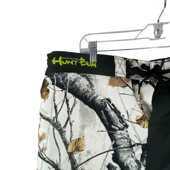 Legendary Hunt Bum Men’s Camouflage Outdoor Shorts Size XL Elastic Waist Drawstr - Picture 7 of 9